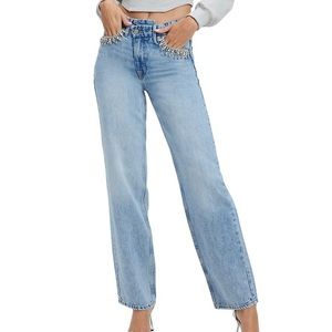 Good American embellished pockets Jeans